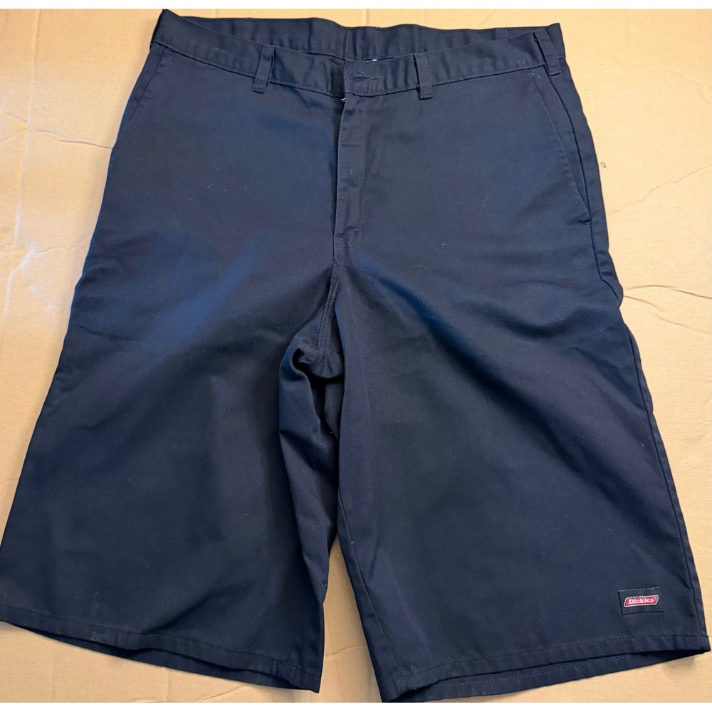 Dickies Mens Loose Fit Multi-Pocket Work Shorts Black Size 36 GR615BK Twill